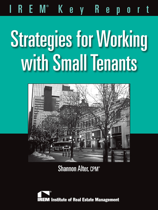 Title details for Strategies for Working with Small Tenants by Shannon Alter - Available